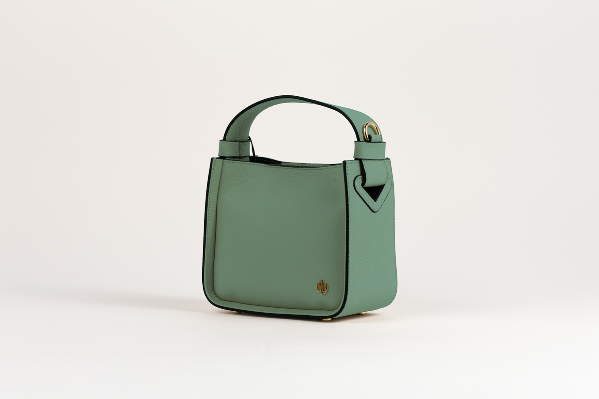 Affinée Élan Mint handbag, front three-quarter view